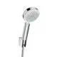 Hansgrohe-HG-Brausenset-Crometta-100-Vario-Porter-weiss-chrom-Brauseschlauch-1250mm-26666400 gallery number 1
